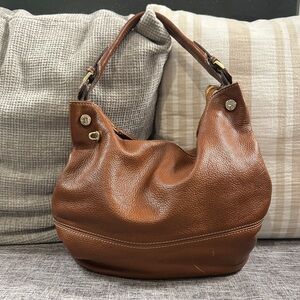 Furla Brown Leather Hobo Bag